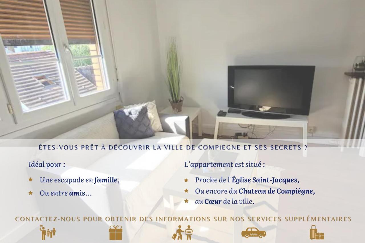 L'Ensoleille De Compiegne - Lumineux & Spacieux エクステリア 写真